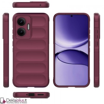Magic Shield guminis dėklas - bordo spalvos (Xiaomi Poco F7 5G) Magic Shield guminis dėklas - bordo spalvos (Xiaomi Poco F7 5G)